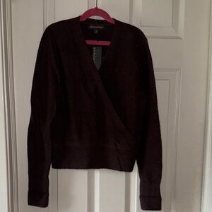 Brown wrap Banana Republic Sweater NWT